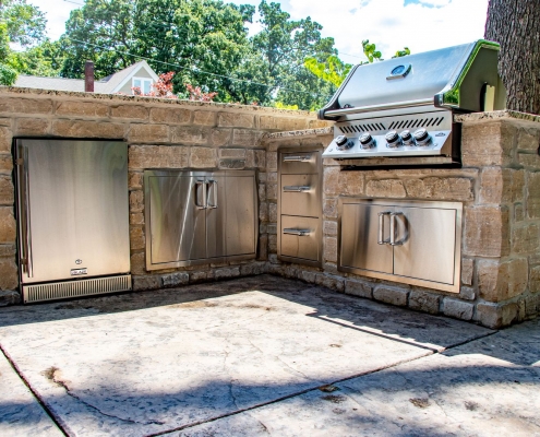 Outdoor Kitchen Areas - Grilling Area, BBQ, Fireplaces, Chesterfield