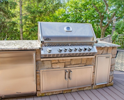 Outdoor Kitchen Areas - Grilling Area, BBQ, Fireplaces, Chesterfield